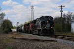 CN's IC heritage unit leads M396 east on to the double track